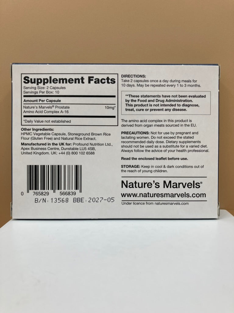 IAS NaturesMarvels Prostate 20