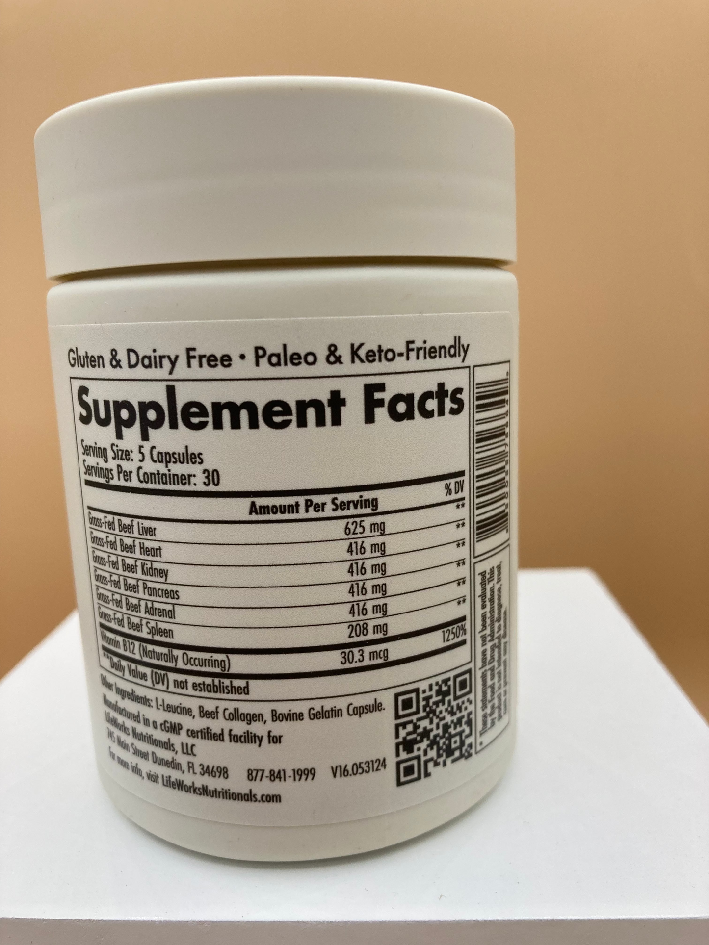 Lifeworks Nutritionals Organ +, 150 capsules