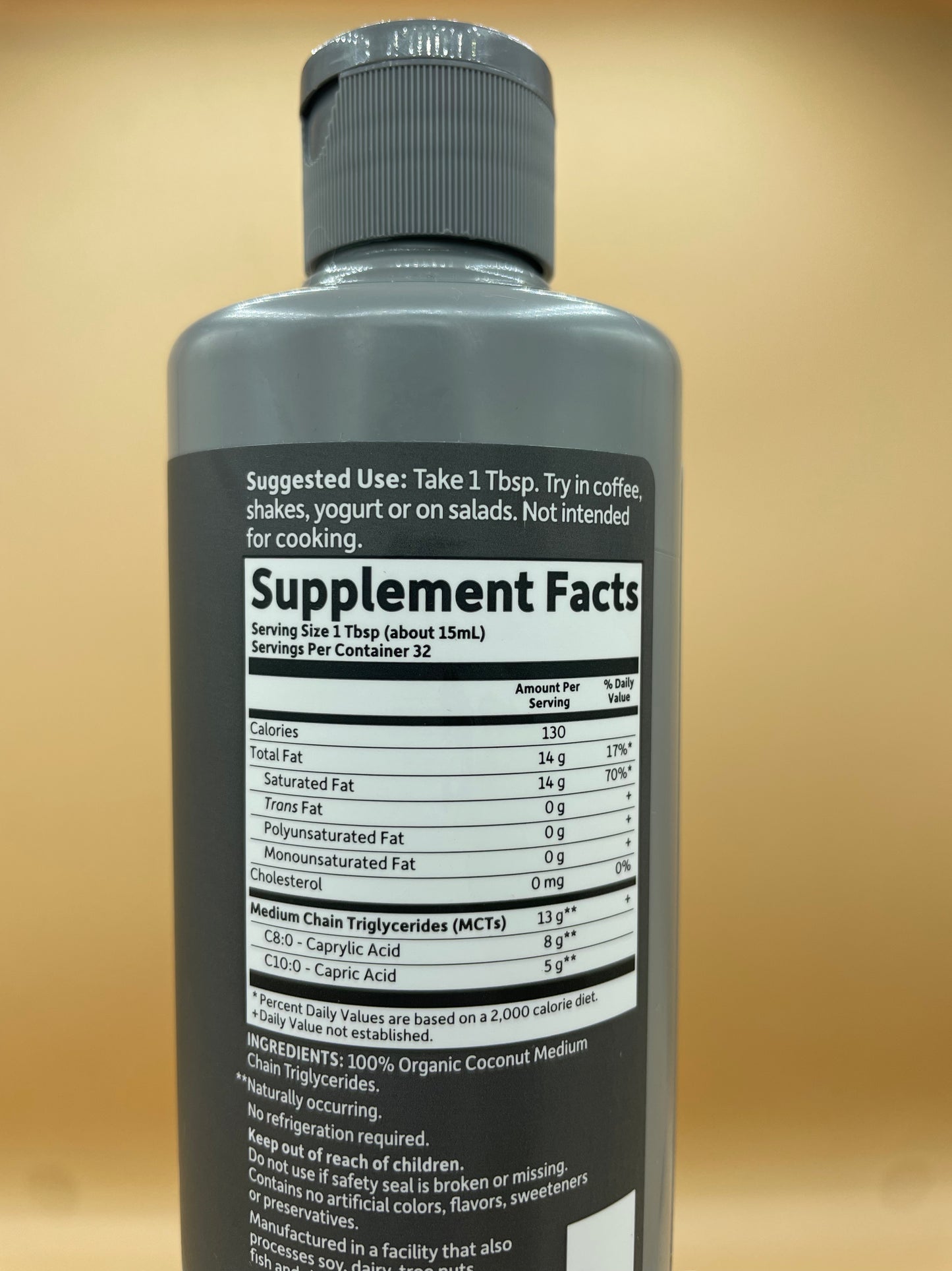EE MCT Oil Unflavored, 16oz