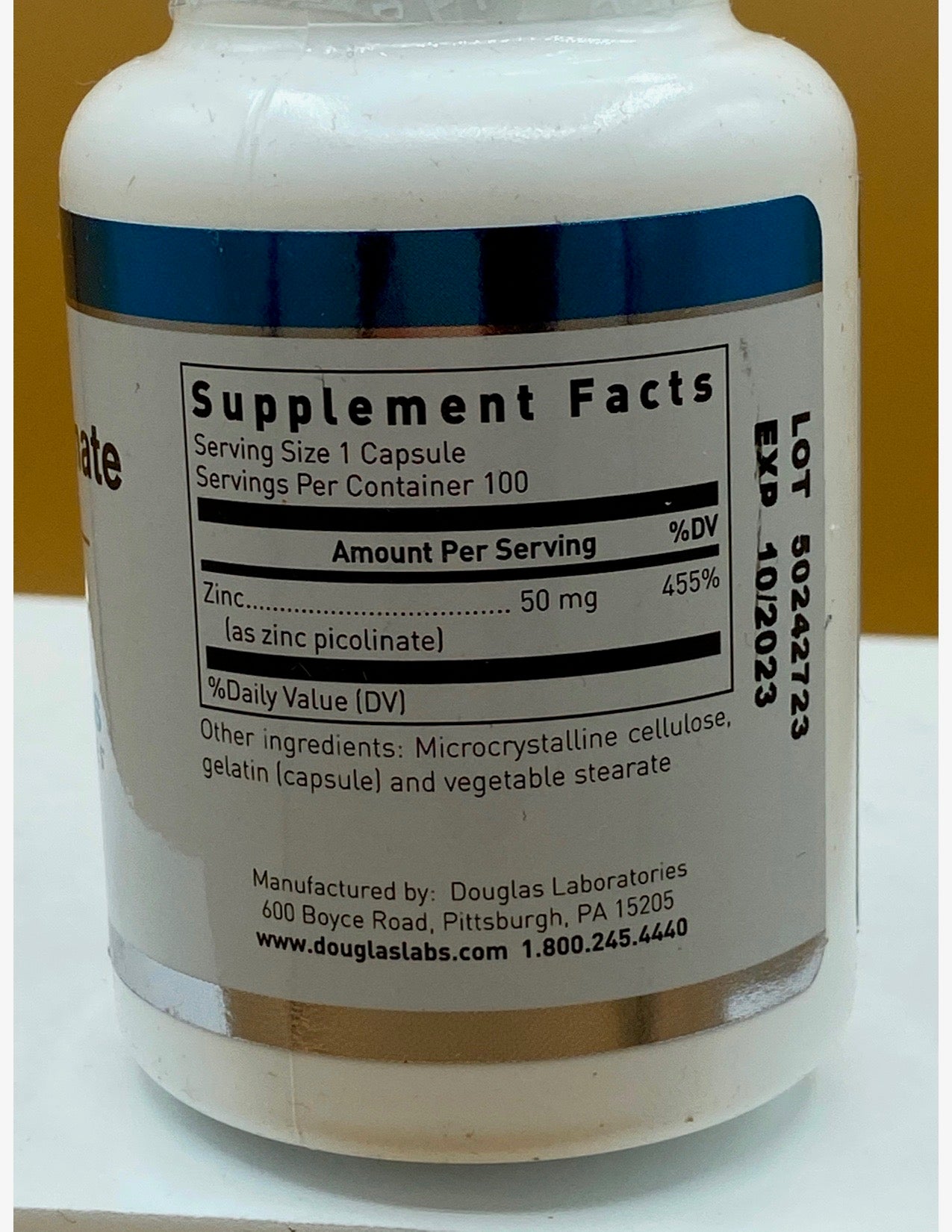 EE Zinc Picolinate 50mg 100caps