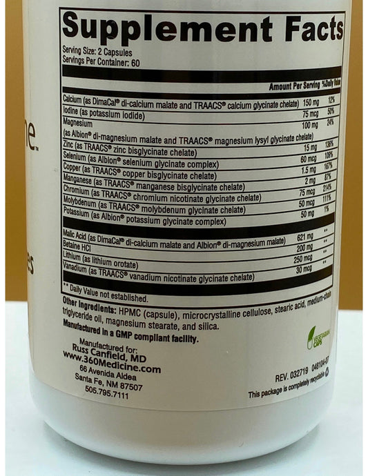 XY Mineral Chelates 120c