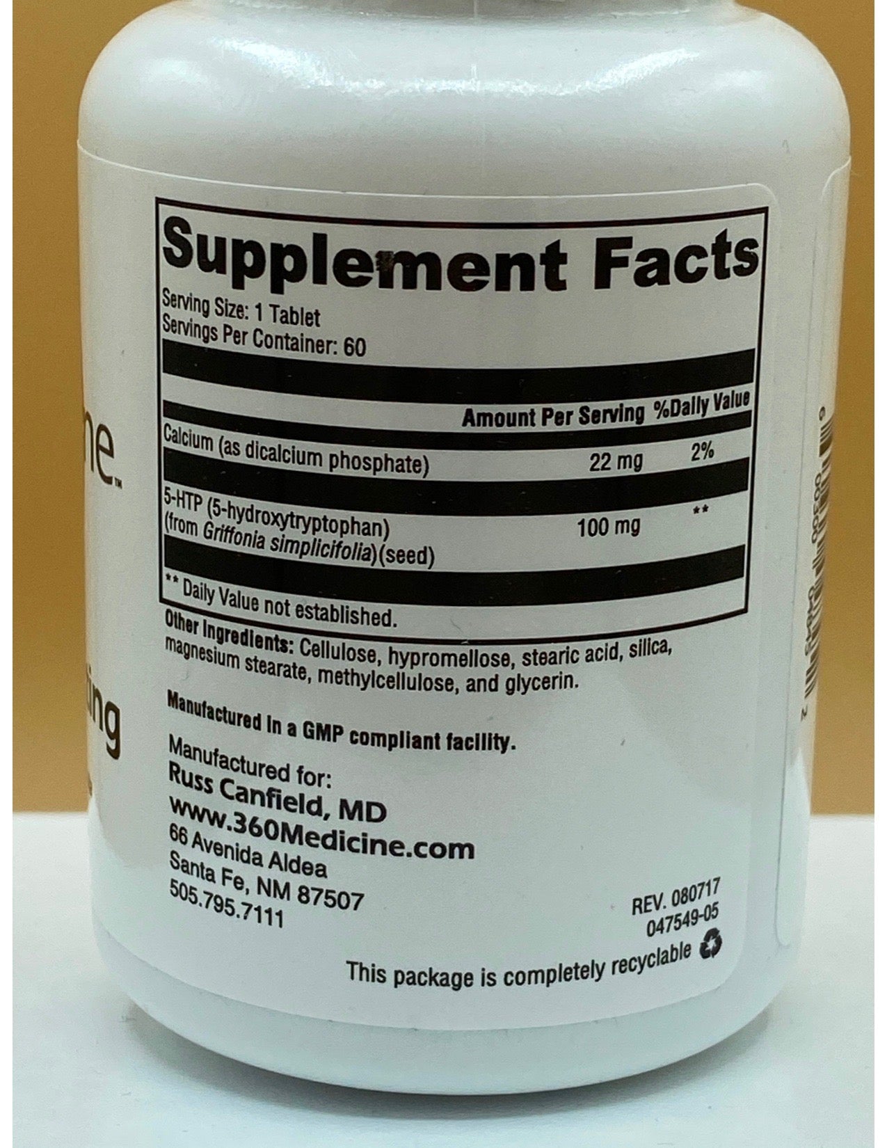 XY 5HTP Long Acting 60T
