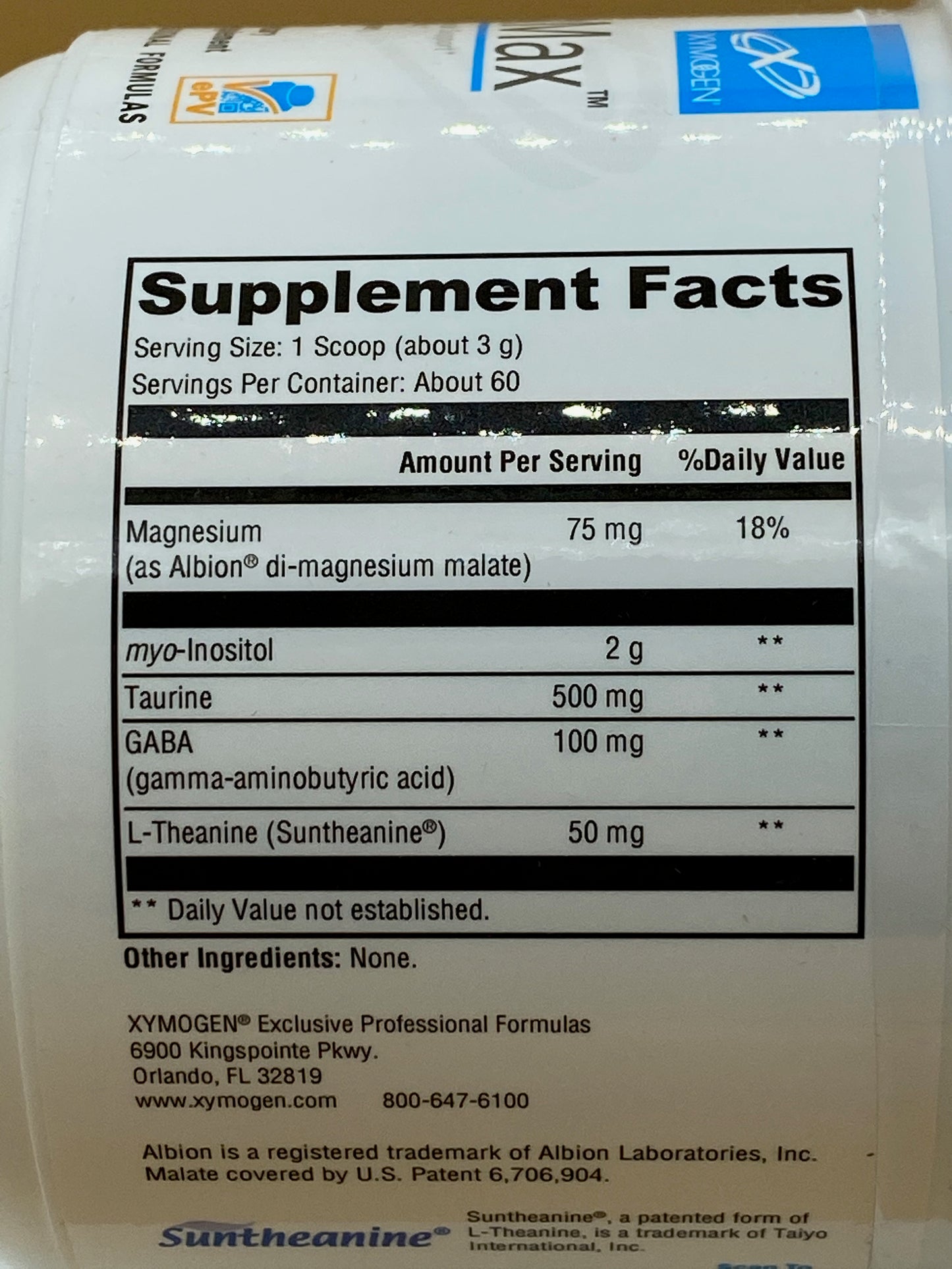 XY RelaxMax, Unflavored