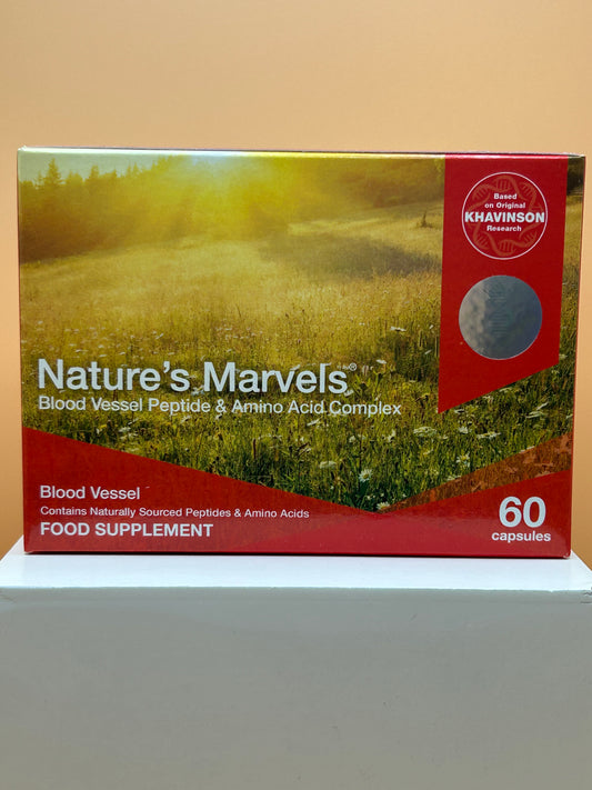 Nature's Marvels Blood Vessels Bioregulator 60 caps