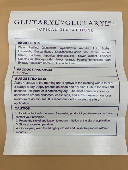 AW Glutaryl 1oz.