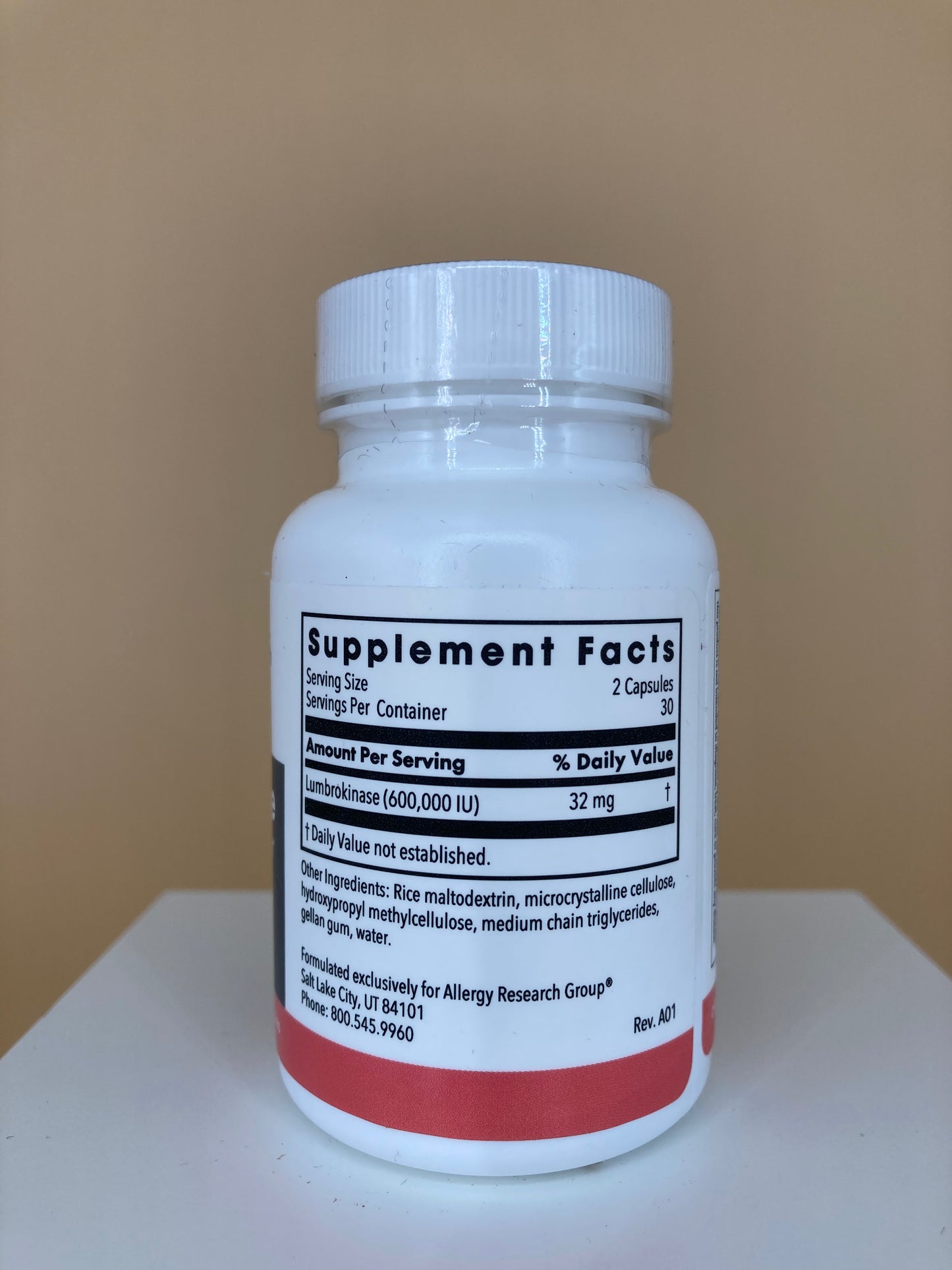 Allergy Research Group Lumbrokinase 60 caps