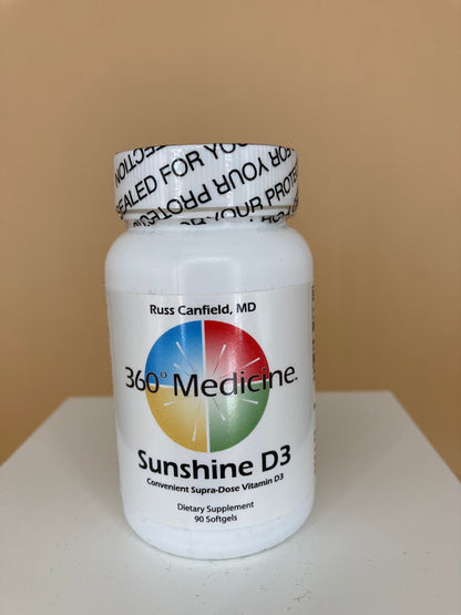 360 Sunshine D3 5000, 90 capsules