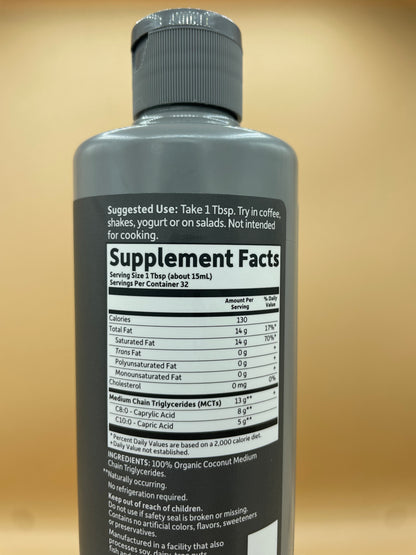 EE MCT Oil Unflavored, 16oz