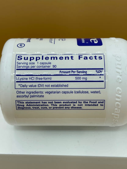 EE L-Lysine 90 caps