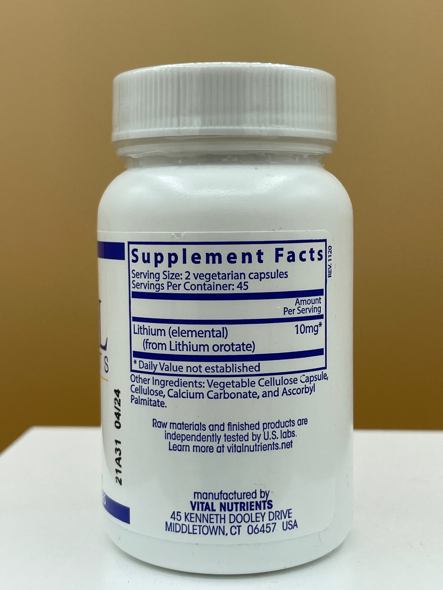 EE Lithium Orotate 5mg 90c