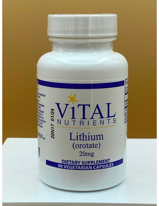 EE Lithium Orotate 20mg 90c