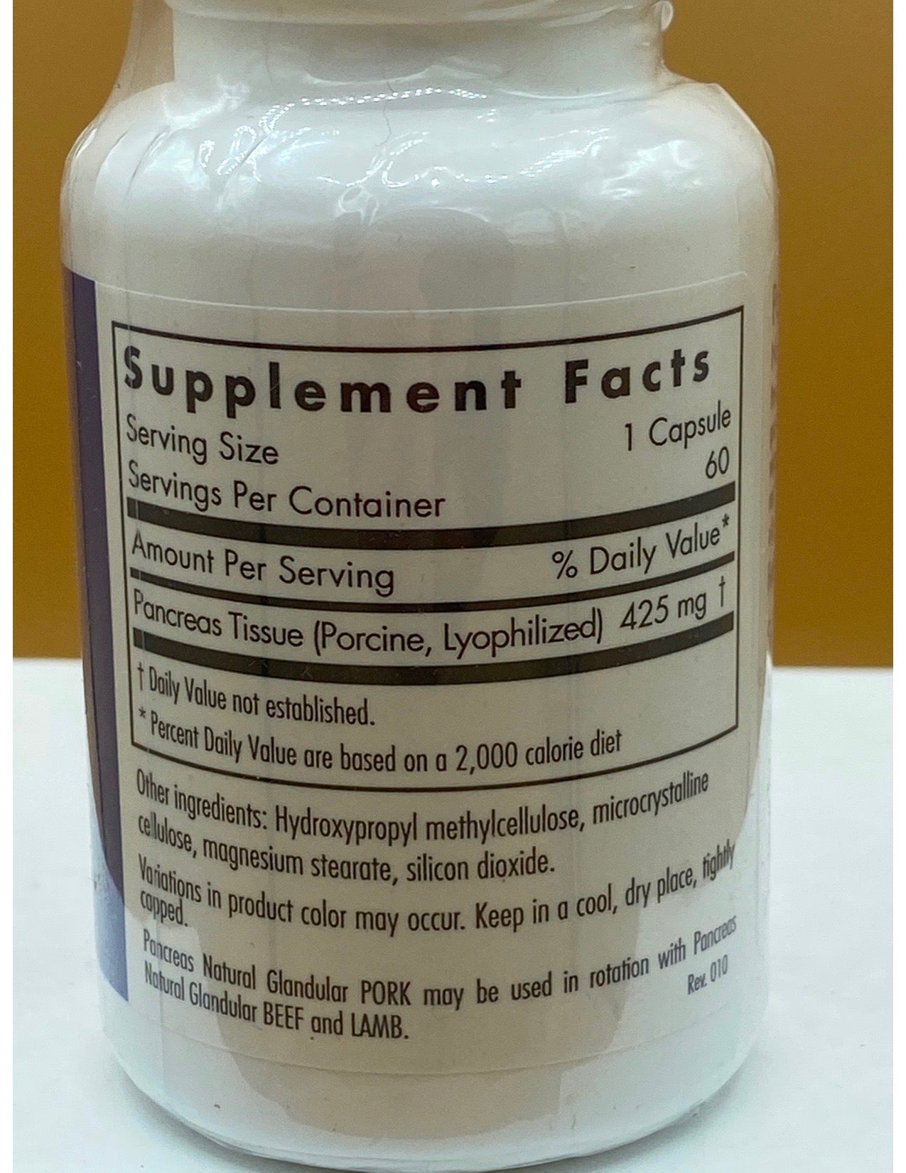 EE Pancreas Pork 425mg 60c