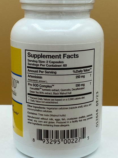 RN Artemisinin SOD, 120 caps