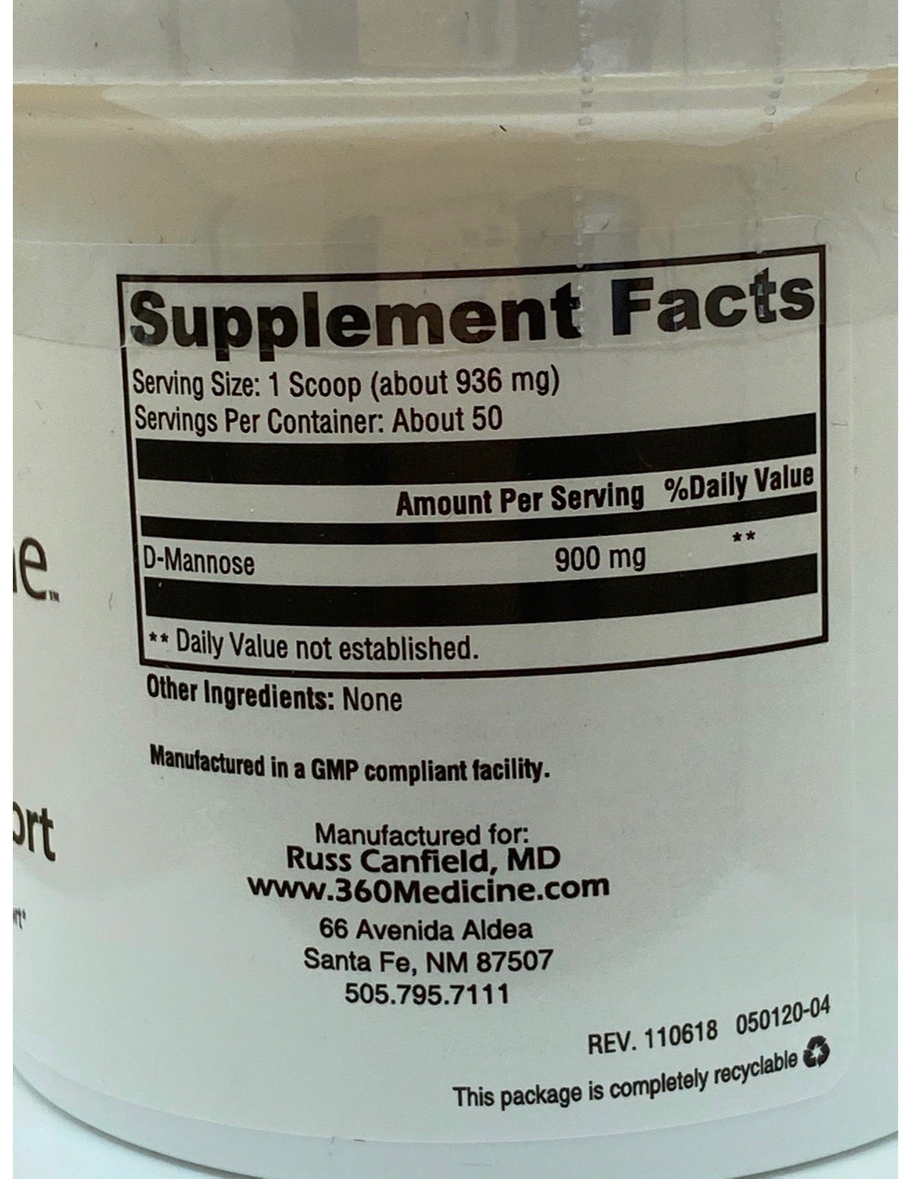 XY Bladder Support 50g