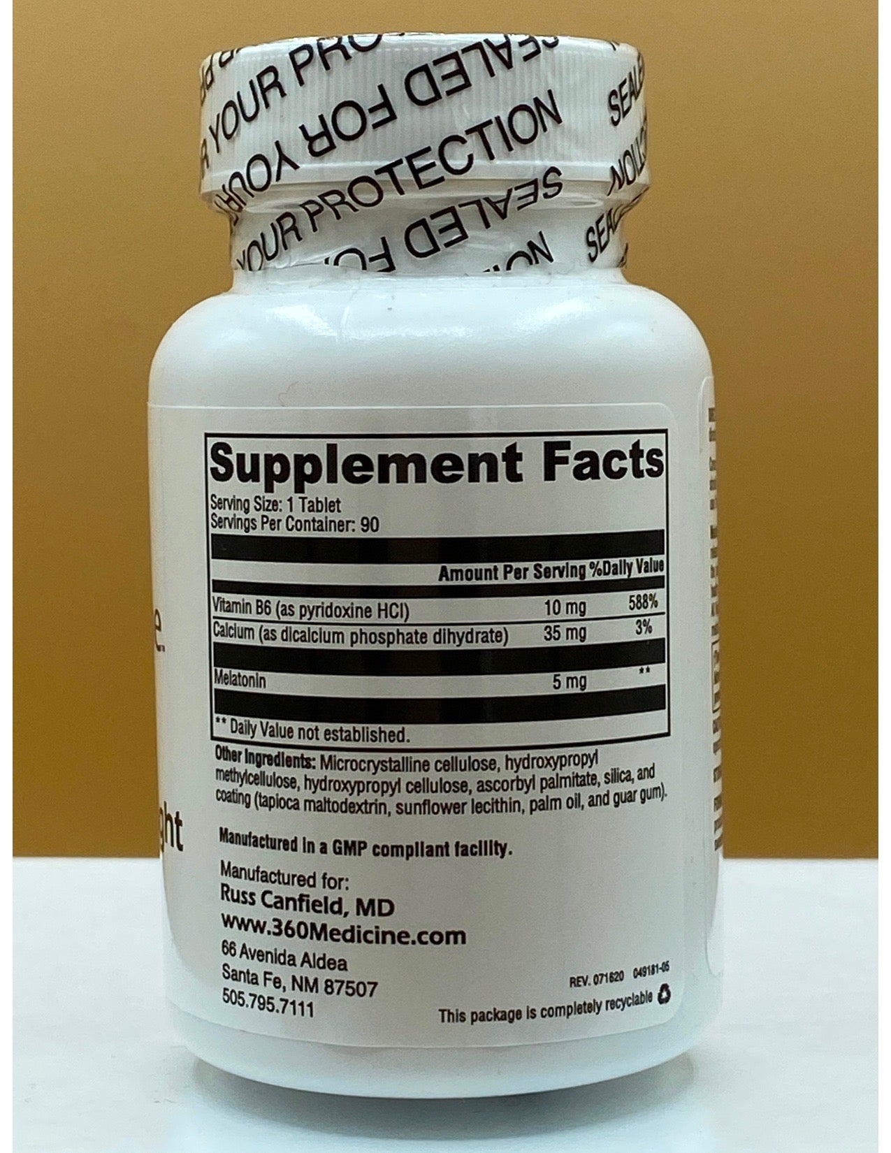 XY Melatonin All Night, 90c